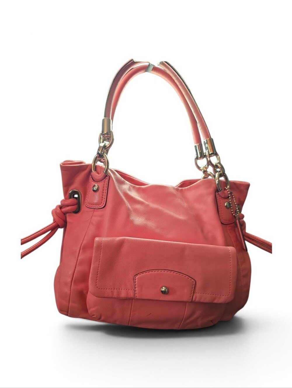 Coach- Kristin In Rose Shoulder Tote Bag -